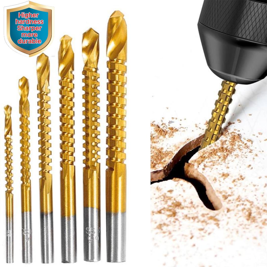 Carbon steel 6-Piece Metalworking Tool Set: Drill. Cut. & Carve Like a Pro 🛠️