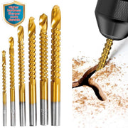 Carbon steel 6-Piece Metalworking Tool Set: Drill. Cut. & Carve Like a Pro 🛠️