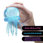 NeeDoh Schylling Jellyfish Squish – Soft Gel-Filled Sensory Squeeze Toy for Home. Office & Travel