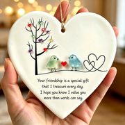 ❤️ Friendship Sea Glass Keepsake Gift for Best Friend
