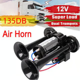 135dB Super Loud 12V Train Air Horn - Safe, Durable&Easy Install Style 1
