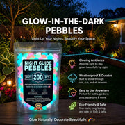💥LAST DAY SALE 50%OFF💥🌈Colorful Glow-in-the-Dark Garden Stones