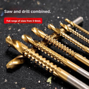 Carbon steel 6-Piece Metalworking Tool Set: Drill. Cut. & Carve Like a Pro 🛠️