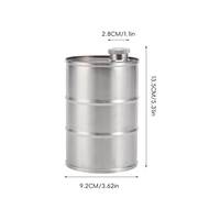 350ml/750ml Oil Drum Anti-rust Leak-proof No Odor Portable Wine Storage🛢Food Grade Camping Whisky Flagon Wine Jug Camping Supplies【liquor is not included】