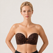 Women's Strapless Front Closure Push-Up Bra