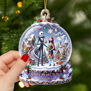 Spooky In Love Acrylic Ornament - Personalized Christmas Gifts For Couples 05haqn110826