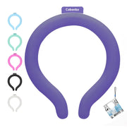 Neck Cooling Tube with Insulated Bag, Reusable Ice Ring Cooler Wearable Body Cooling Products, Neck Coolers for Hot Weather #Summervibes