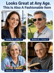[Regain Your Youthful Vision] 🔥Smart Zoom Diamond-Cut Reading Glasses