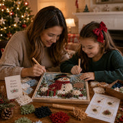 🔥 LAST DAY 50% OFF – 🎄🧵 Premium 3D Christmas Fabric Poke Art Kit | No-Sew Holiday Craft with Pre-Punched Board. Fabric Squares & Display Stand 🎅✨