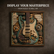 🧩Creative Steampunk Guitar 3D Puzzle