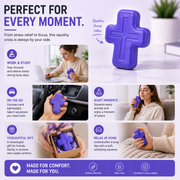 ✝️ Faith-Inspired Cross Squishy – Soft. Odor-Free & Satisfying Squeeze Toy
