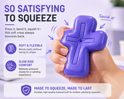 ✝️ Faith-Inspired Cross Squishy – Soft. Odor-Free & Satisfying Squeeze Toy