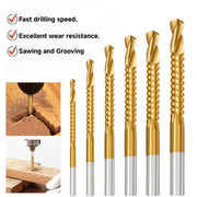 Carbon steel 6-Piece Metalworking Tool Set: Drill. Cut. & Carve Like a Pro 🛠️
