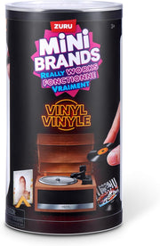 ZURU Mini Brands Mini Vinyls Capsule Series 1 – Collectible Toy Capsule with 4 Mini Vinyl Records + 1 Accessory, Compatible with Mini Record Player, for Teen & Adult Collectors