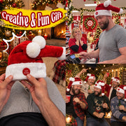 🎅 Animated Naughty Santa Hat | Funny Christmas Party Hat