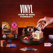 Mini Functional Record Player That Plays Real Music – ZURU Mini Brands Series 1 Really Works Vinyl Playset, Includes Vinyl Record & Stand, Collectible Toy for Kids, Gen Z & Adults