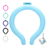 Neck Cooling Tube with Insulated Bag, Reusable Ice Ring Cooler Wearable Body Cooling Products, Neck Coolers for Hot Weather #Summervibes