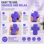✝️ Faith-Inspired Cross Squishy – Soft. Odor-Free & Satisfying Squeeze Toy