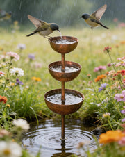 🐦Final Hours Flash Sale $14.99!!⚡ Rain Catcher - Plant Support 🌧️Metal Garden Ornament