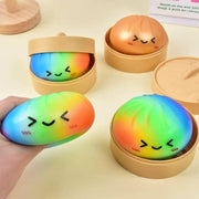 🏆Only $9.99 Last Day Promotion!Expressive Dumpling Squishy - Blind Box. Mysecret Bun Fidget Toy
