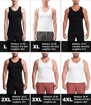 🔥Last Day 49% OFF🎁Men's Sleeveless Solid Shapewear Undershirt