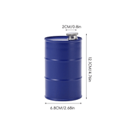 350ml/750ml Oil Drum Anti-rust Leak-proof No Odor Portable Wine Storage🛢Food Grade Camping Whisky Flagon Wine Jug Camping Supplies【liquor is not included】