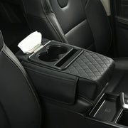 🏆Multifunctional PU Leather Car Armrest Box Mat