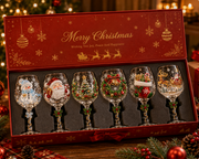 🎄🎁Christmas 3D Wine Glass Collection Gift Box Set