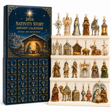 ✨⏰Limited Anniversary Edition 49% OFF｜2026 Advent Calendar: The Coming of Jesus. Religious Christmas Countdown Decor