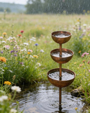 🐦Final Hours Flash Sale $14.99!!⚡ Rain Catcher - Plant Support 🌧️Metal Garden Ornament