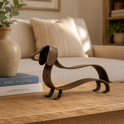 🔥🔥Rustic Dachshund Metal Sculpture