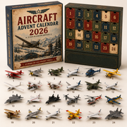 🎄Last day! 49% off – ✈️ Vintage Skies Aircraft Advent Calendar 2026 | 24-Day Flight Journey with 24 Unique Miniature Planes. Jetplanes. and Aviation Collectibles 🎄🎁