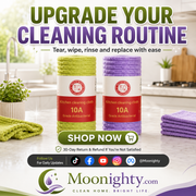 🚨 BUY 1 GET 1 FREE 🚨 First 50 Customers Only! ⏰ Premium Bamboo Fiber Microfiber Cloths – Tear-Off Design & Antibacterial Protection