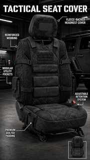 💪🚙Rugged Truck Seat Cover – Tactical Storage. Seat Protection & All‑Day Comfort