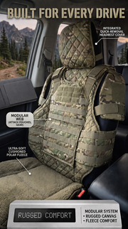 💪🚙Rugged Truck Seat Cover – Tactical Storage. Seat Protection & All‑Day Comfort