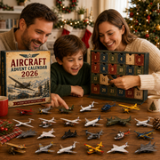 🎄Last day! 49% off – ✈️ Vintage Skies Aircraft Advent Calendar 2026 | 24-Day Flight Journey with 24 Unique Miniature Planes. Jetplanes. and Aviation Collectibles 🎄🎁