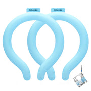 Neck Cooling Tube with Insulated Bag, Reusable Ice Ring Cooler Wearable Body Cooling Products, Neck Coolers for Hot Weather #Summervibes