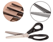 🏆Limited Time Sale 49% OFF 🧵✂️Stainless Steel Pinking Shears – 9.1 Zig Zag Fabric Scissors for Sewing. Quilting. Dressmaking & DIY Crafts