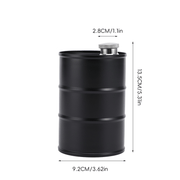 350ml/750ml Oil Drum Anti-rust Leak-proof No Odor Portable Wine Storage🛢Food Grade Camping Whisky Flagon Wine Jug Camping Supplies【liquor is not included】