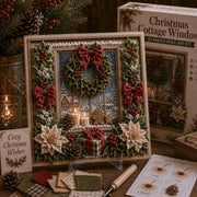 🔥 LAST DAY 50% OFF – 🎄🧵 Premium 3D Christmas Fabric Poke Art Kit | No-Sew Holiday Craft with Pre-Punched Board. Fabric Squares & Display Stand 🎅✨