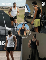 🔥Last Day 49% OFF🎁Men's Sleeveless Solid Shapewear Undershirt