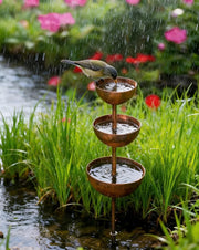 🐦Final Hours Flash Sale $14.99!!⚡ Rain Catcher - Plant Support 🌧️Metal Garden Ornament