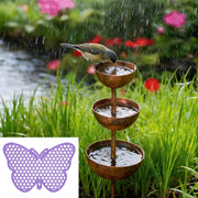 🐦Final Hours Flash Sale $14.99!!⚡ Rain Catcher - Plant Support 🌧️Metal Garden Ornament