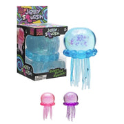 NeeDoh Schylling Jellyfish Squish – Soft Gel-Filled Sensory Squeeze Toy for Home. Office & Travel