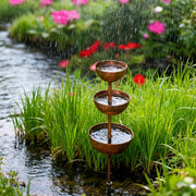 🐦Final Hours Flash Sale $14.99!!⚡ Rain Catcher - Plant Support 🌧️Metal Garden Ornament