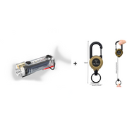 Multi-Functional Rechargeable Mini Keychain Flashlight