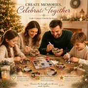 Christmas DIY Diamond Painting Ornaments Kit (12-Piece) – Xmas Tree Hanging Craft Decoration