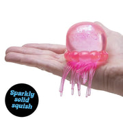 NeeDoh Schylling Jellyfish Squish – Soft Gel-Filled Sensory Squeeze Toy for Home. Office & Travel