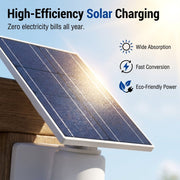 ⏰Solar-Powered Simulated Surveillance Camera Street Light