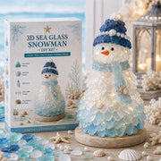 🌊✨ DIY 3D Sea Glass Art Kit – Coastal & Christmas Collection